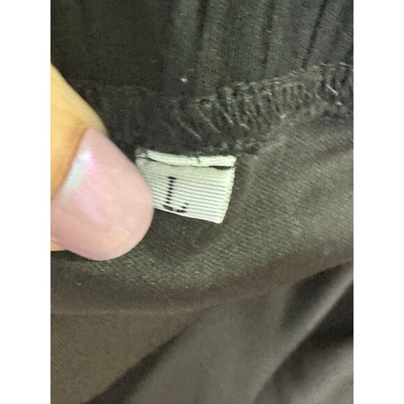 Black ribbed pull on skirt size Large - Picture 3 of 13